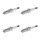 4 Spark Plugs fixed SAE connection NGK suitable for FORD FOCUS and others