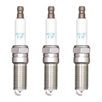 3 Spark Plugs with cone seal seat NGK IAM expertise for...