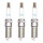 3 Spark Plugs with cone seal seat NGK IAM expertise for e.g. OPEL INSIGNIA