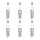6 Spark Plugs with cone seal seat NGK IAM expertise for e.g. OPEL INSIGNIA