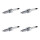 4 Spark Plugs fixed SAE connection NGK suitable for e.g. ALFA ROMEO GIULIA