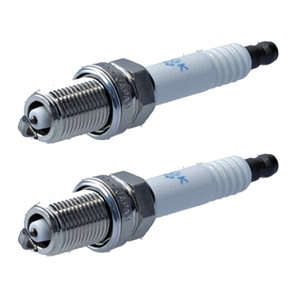 2 Spark Plugs with flat seal seat NGK suitable for PEUGEOT 308 and others