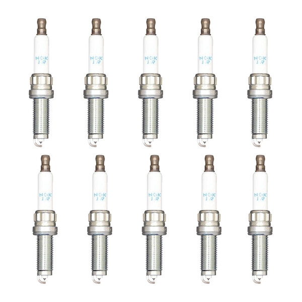 10 Spark Plugs with flat seal seat NGK aftermarket expertise for DS 7 and others