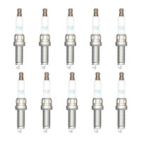 10 Spark Plugs with flat seal seat NGK aftermarket...