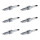 6 Spark Plugs fixed SAE connection NGK aftermarket expertise for e.g. JEEP GRAND