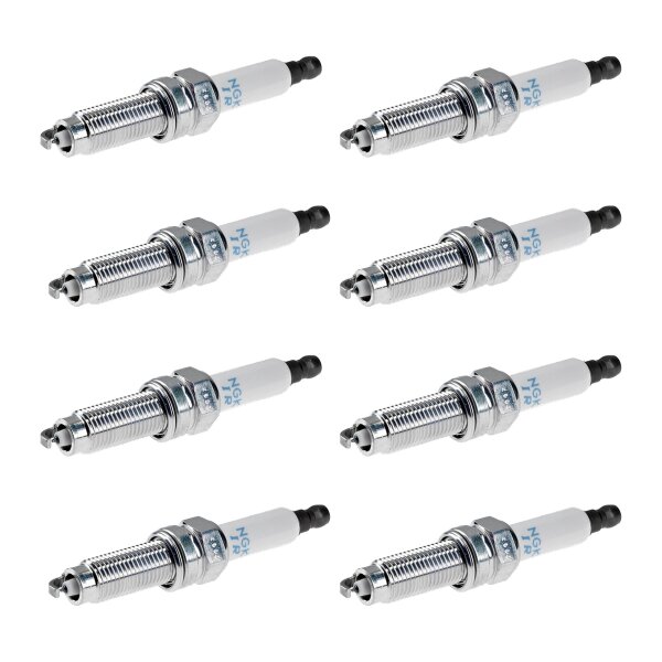 8 Spark Plugs fixed SAE connection NGK aftermarket expertise for e.g. VW TOUAREG