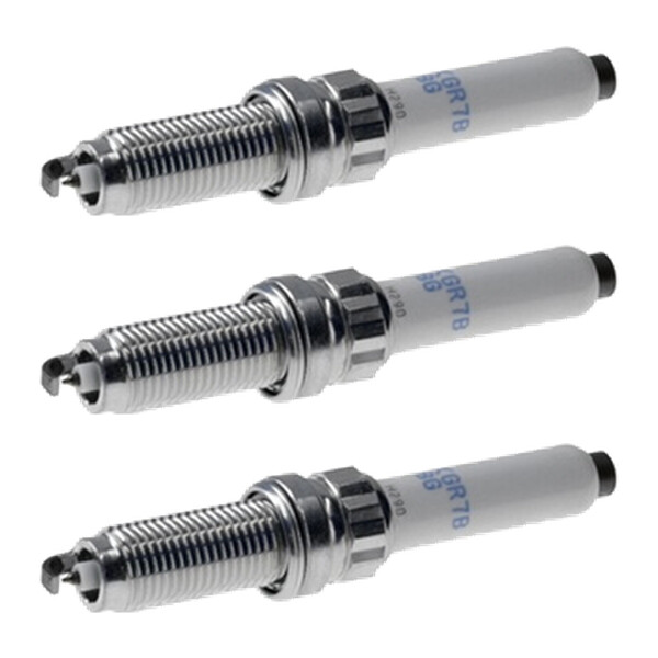 3 Zündkerzen Anschlussausführung Ring tassenförmig NGK für u.a. CITROËN C4