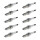 10 Spark Plugs fixed SAE connection NGK IAM-Expertise for e.g. MITSUBISHI COLT