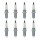 8 Spark Plugs fixed SAE connection NGK V-Line for e.g. MITSUBISHI COLT