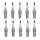 10 Spark Plugs fixed SAE connection NGK IAM expertise for e.g. CITROËN C4