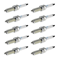 10 Spark Plugs with flat seal seat NGK...