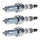 3 Spark Plugs fixed SAE connection NGK Iridium IX for e.g. NISSAN MICRA