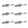 6 Spark Plugs fixed SAE connection NGK IAM expertise for e.g. NISSAN MICRA