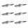 6 Spark Plugs fixed SAE connection NGK Iridium Irimax for e.g. CITROËN