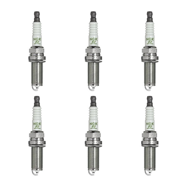 6 Spark Plugs fixed SAE connection NGK V-Line suitable for e.g. PEUGEOT 407