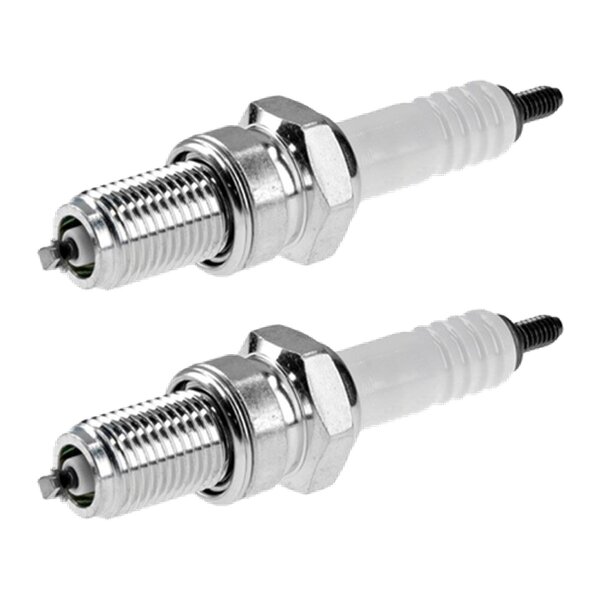 2 Spark Plugs with flat seal seat NGK aftermarket expertise for SUZUKI