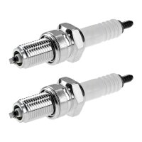 2 Spark Plugs with flat seal seat NGK aftermarket...