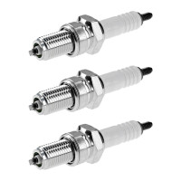 3 Spark Plugs with flat seal seat NGK aftermarket...