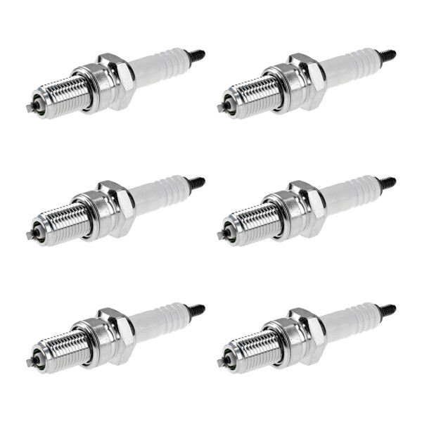 6 Spark Plugs with flat seal seat NGK aftermarket expertise for SUZUKI