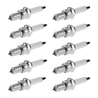 10 Spark Plugs with flat seal seat NGK aftermarket...