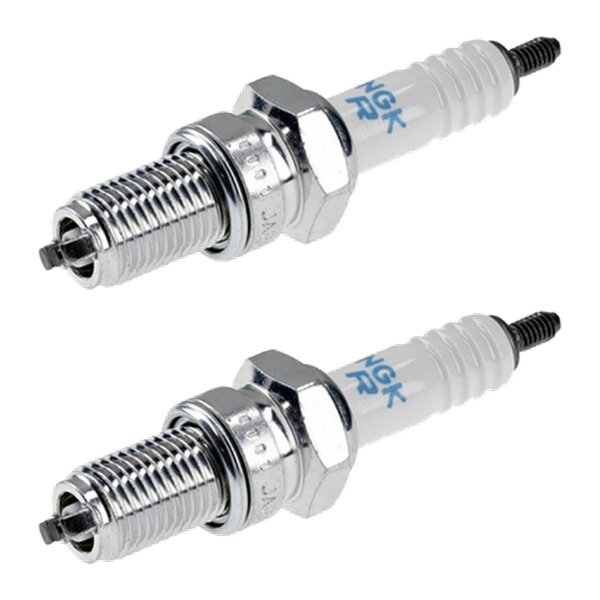 2 Spark Plugs with flat seal seat NGK aftermarket expertise for SUZUKI