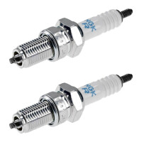 2 Spark Plugs with flat seal seat NGK aftermarket...