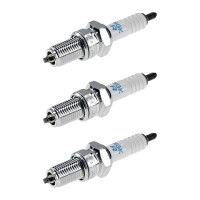 3 Spark Plugs with flat seal seat NGK aftermarket...