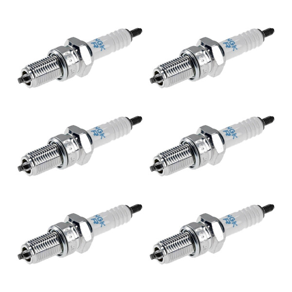 6 Spark Plugs with flat seal seat NGK aftermarket expertise for SUZUKI