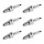 6 Spark Plugs with flat seal seat NGK aftermarket expertise for SUZUKI