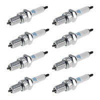 8 Spark Plugs with flat seal seat NGK aftermarket...