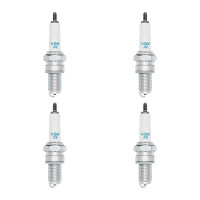 4 Zündkerzen mit Flachdichtsitz NGK Quick...