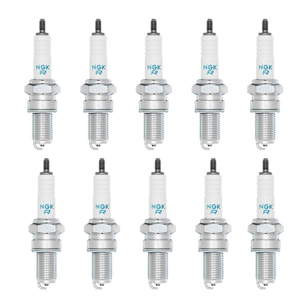 10 Spark Plugs with flat seal seat NGK Quick for SUZUKI and others