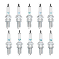 10 Spark Plugs with flat seal seat NGK Quick for SUZUKI...
