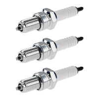 3 Spark Plugs with flat seal seat NGK IAM expertise for...