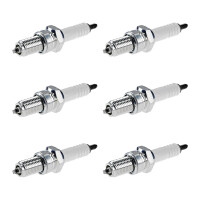 6 Spark Plugs with flat seal seat NGK IAM expertise for...