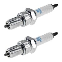 2 Spark Plugs with flat seal seat NGK aftermarket...