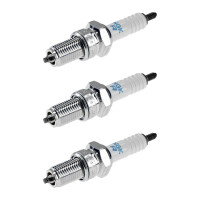 3 Spark Plugs with flat seal seat NGK aftermarket...