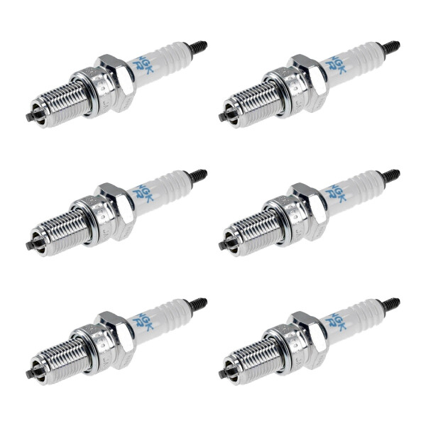 6 Spark Plugs with flat seal seat NGK aftermarket expertise for SUZUKI