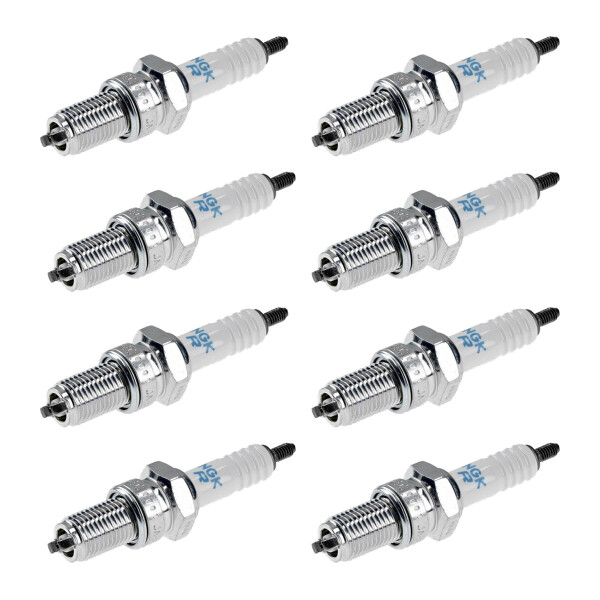 8 Spark Plugs with flat seal seat NGK aftermarket expertise for SUZUKI