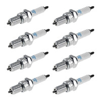 8 Spark Plugs with flat seal seat NGK aftermarket...