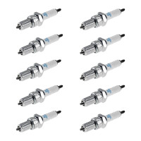 10 Spark Plugs with flat seal seat NGK aftermarket...