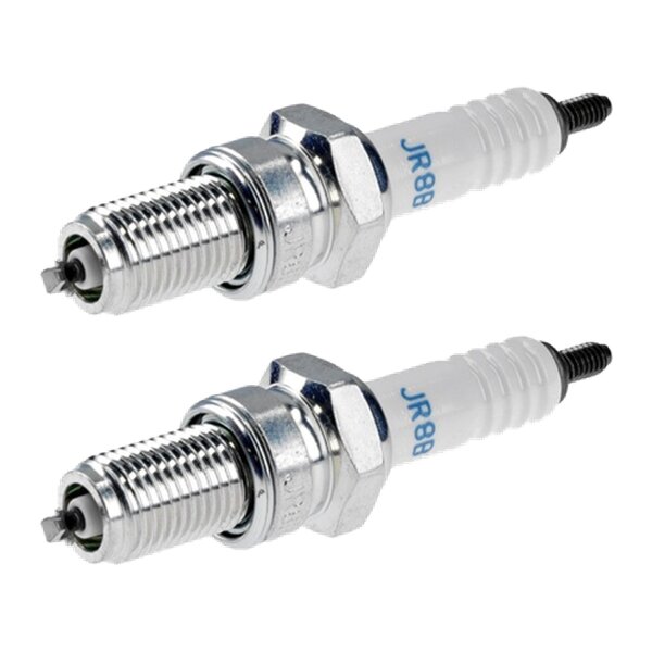 2 Spark Plugs with flat seal seat NGK aftermarket expertise for SUZUKI