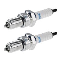 2 Spark Plugs with flat seal seat NGK aftermarket...