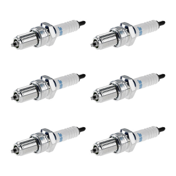 6 Spark Plugs with flat seal seat NGK aftermarket expertise for SUZUKI