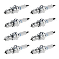 8 Spark Plugs with flat seal seat NGK aftermarket...