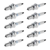 10 Spark Plugs with flat seal seat NGK aftermarket...