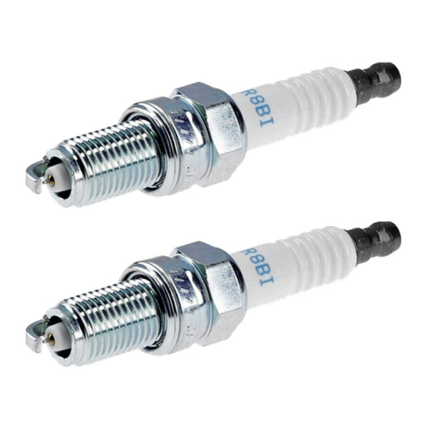 2 Spark Plugs with flat seal seat NGK aftermarket expertise for SUZUKI