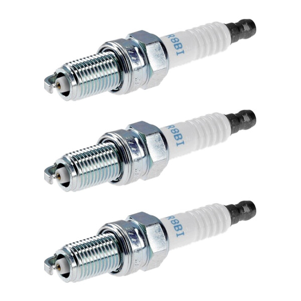 3 Spark Plugs with flat seal seat NGK aftermarket expertise for SUZUKI