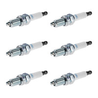 6 Spark Plugs with flat seal seat NGK aftermarket...
