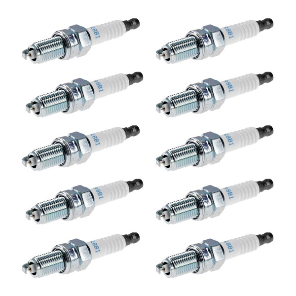 10 Spark Plugs with flat seal seat NGK aftermarket expertise for SUZUKI